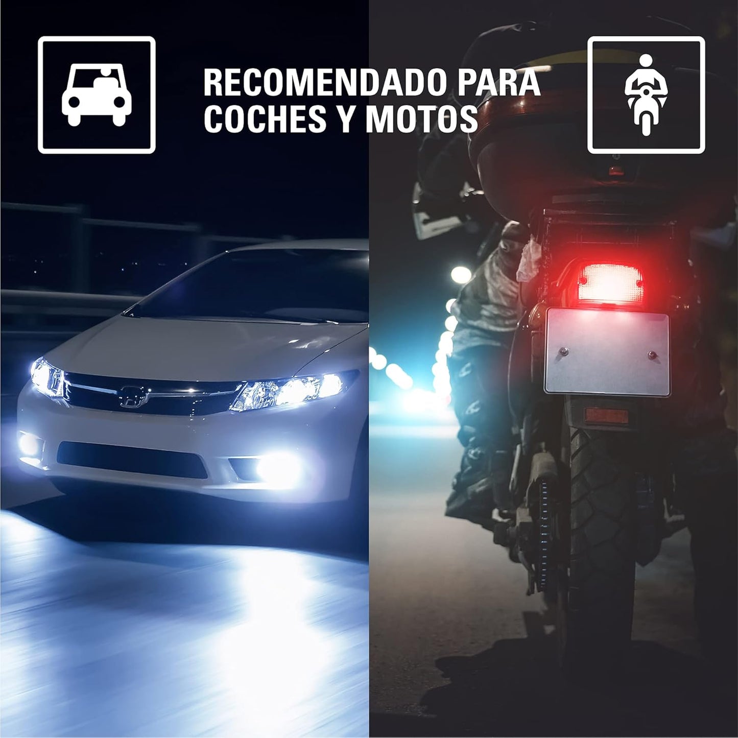CONTACT Luz De Emergencia V16 Para Coche Y Moto Homologada Por DGT. Baliza De Señalización Luminosa Autónoma En Carretera. Reemplaza a Triángulos De Emergencia. Modelo LCFL02.