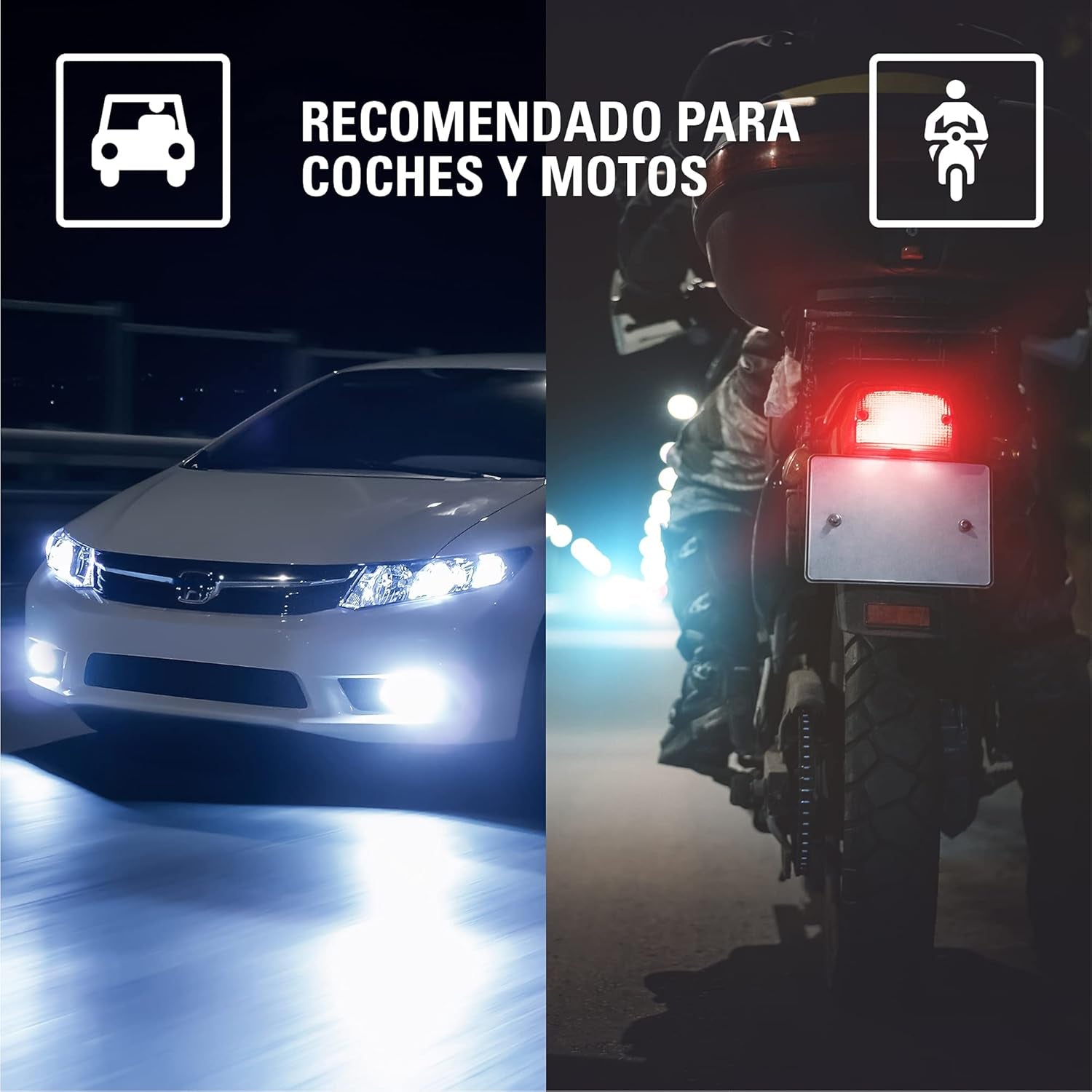 CONTACT Luz De Emergencia V16 Para Coche Y Moto Homologada Por DGT. Baliza De Señalización Luminosa Autónoma En Carretera. Reemplaza a Triángulos De Emergencia. Modelo LCFL02.