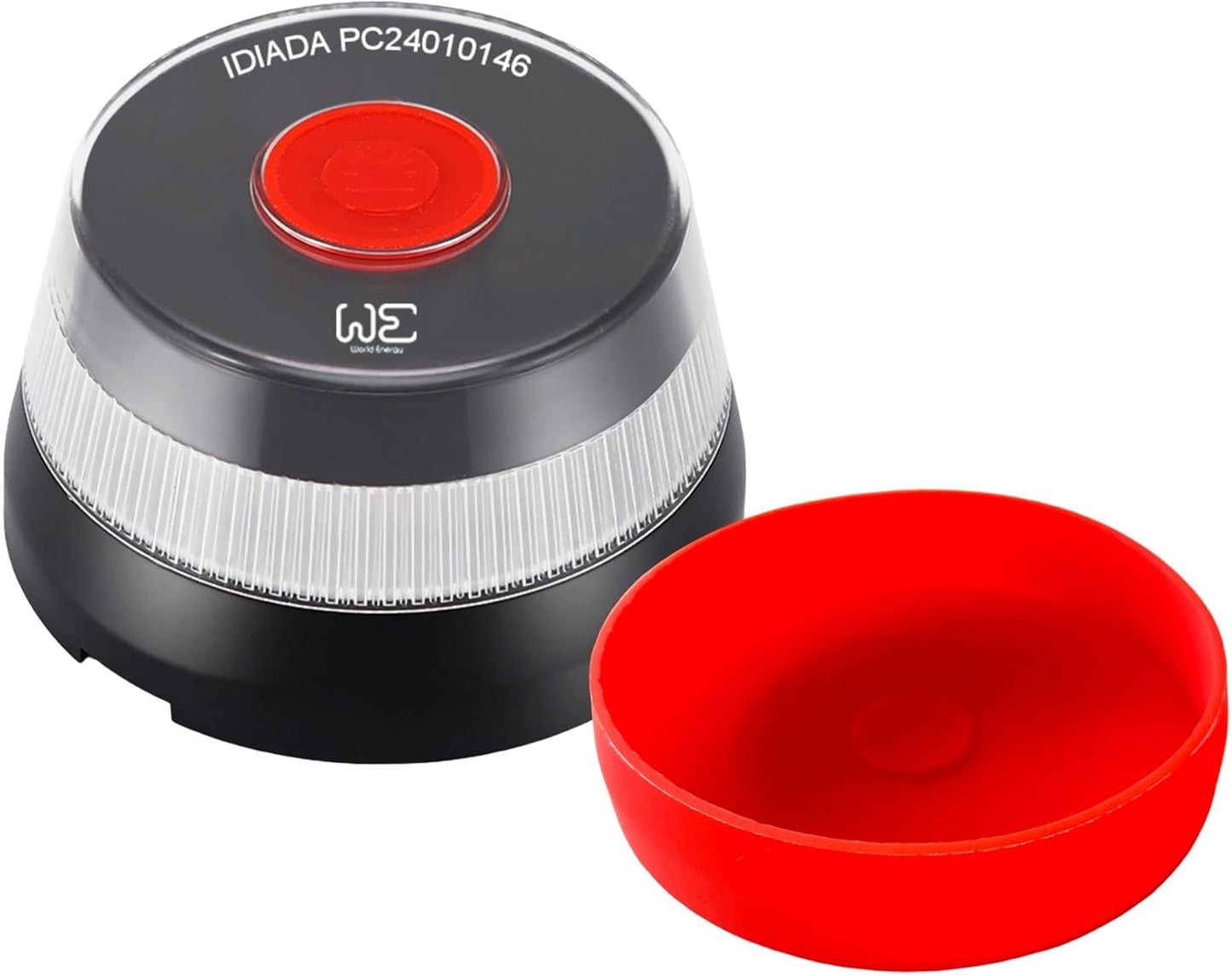 We Set De Baliza De Emergencia V16 + Adaptador Para Fijación En Superficies No Imantables (Aluminio, Etc)