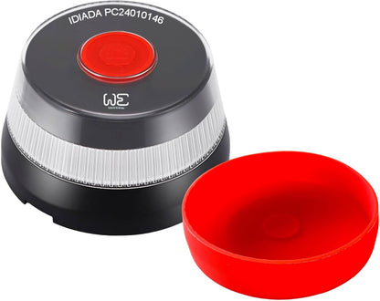 We Set De Baliza De Emergencia V16 + Adaptador Para Fijación En Superficies No Imantables (Aluminio, Etc)